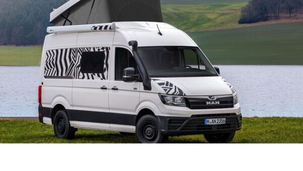 MAN TGE BF3 studiemodel werkpaard en vrijetijdsvoertuig in en