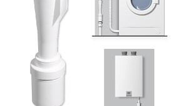 Ideale sifon voor zowel de wasmachine als de cv-ketel!