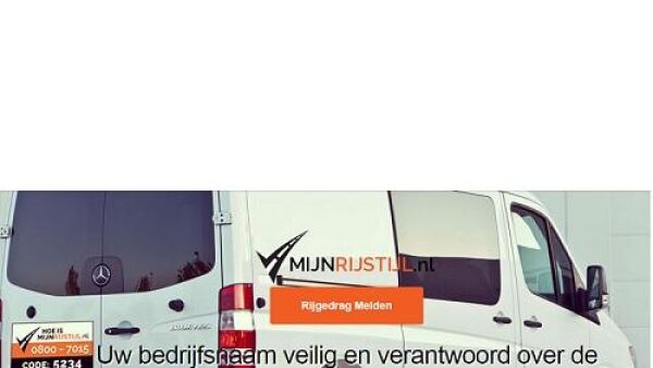 Inzicht in gedrag bestuurders bedrijfsvoertuigen door MIJNRIJSTIJL.nl