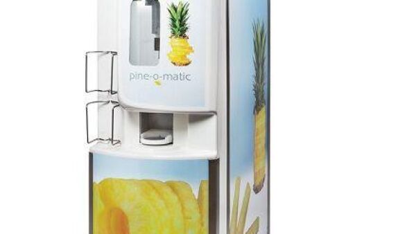 Pine-O-Matic: in 18 seconden een vers geschilde ananas in schijven