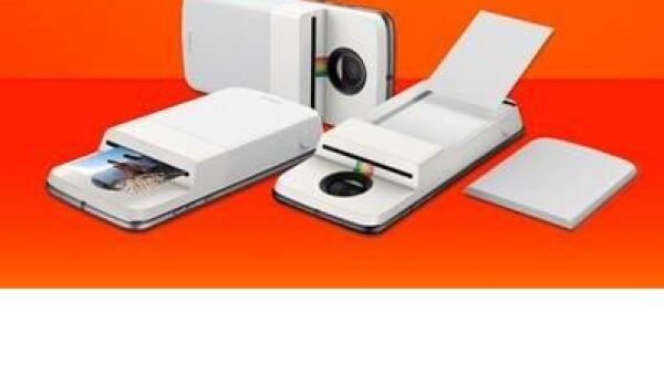 Klik print en deel overal fotoí¢äåä¢s met de Polaroid Insta Share Printer moto mod