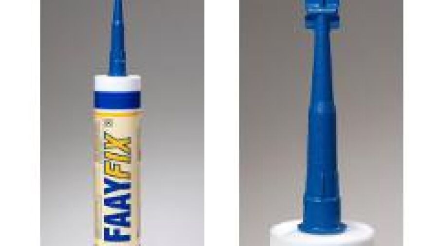 Lijmtuit met dubbele lijmopening vereenvoudigt verfijnen van wanden