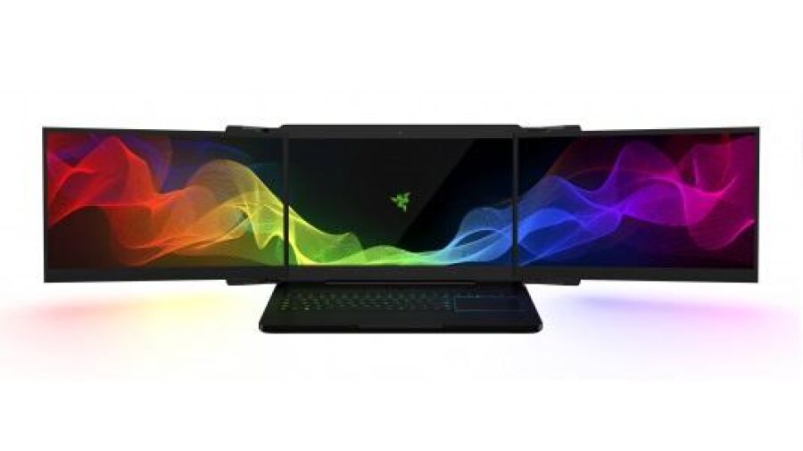 Razer onthult Project Valerie: ’s werelds eerst laptop met een monitordrieluik
