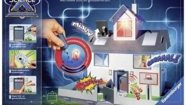 Bouw je eigen 3D elektro huis met mooie licht en geluidseffecten
