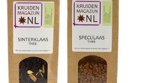 Sinterklaasthee en speculaasthee voor fijnproevers