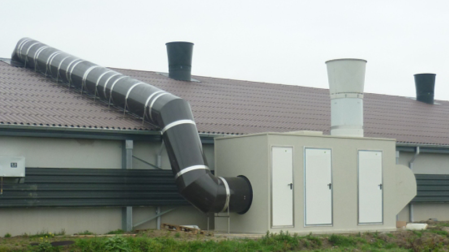 Aan ventilatiesysteem gekoppelde warmtewisselaar met hoog rendement