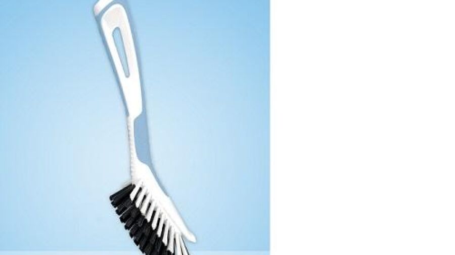 Afwasborstel met tandenborstel-technologie