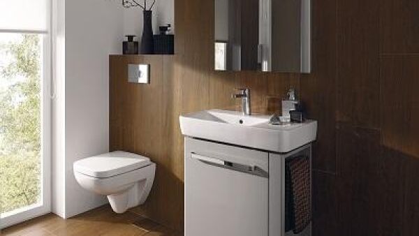 Groots comfort voor kleine badkamers