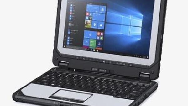 Nieuwe versie van de Panasonic Toughbook CF 20 notebook met afneembare tablet