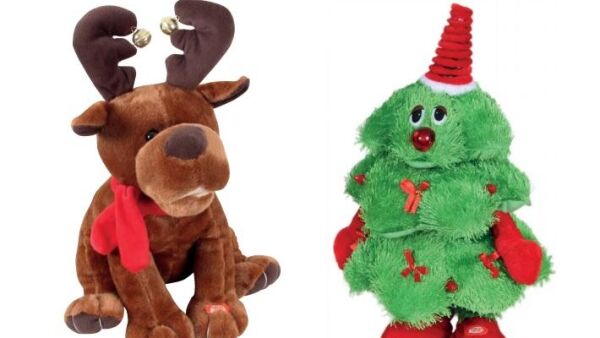 Belangrijke veiligheidswaarschuwing O malley kerst rendier en kerstboom