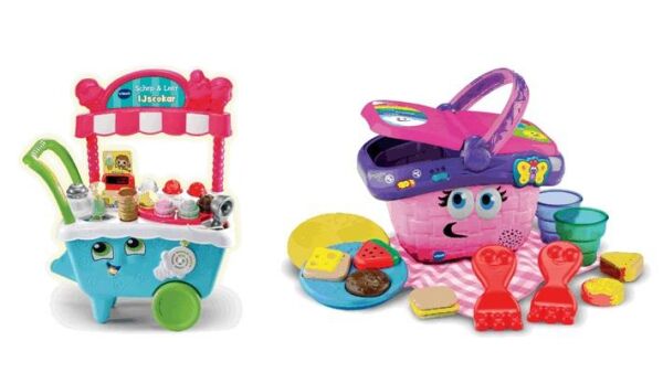 Dit jaar geen wintertijd met de Schep & Leer IJscokar en Speelpret Picknickset!