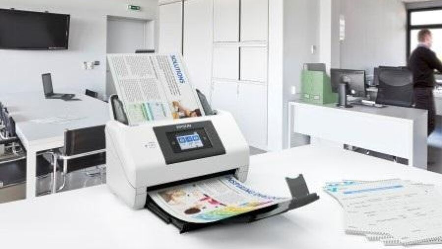 Intelligente zakelijke scanner maakt snel scannen van hoge volumes via netwerk mogelijk