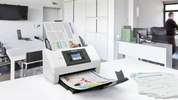 Intelligente zakelijke scanner maakt snel scannen van hoge volumes via netwerk mogelijk