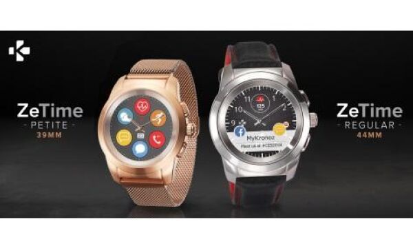 Zwitsers wearablemerk MyKronoz kondigt verkrijgbaarheid van ZeTime