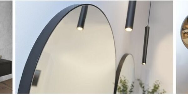 Trendy LoooX spiegel met zwart detail