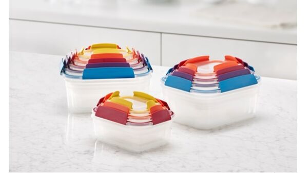 Handige vershoudbakjes in vijf verschillende formaten