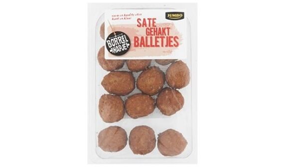 Veiligheidswaarschuwing Jumbo saté balletjes