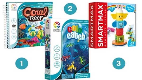 3 nieuwe spellen gelanceerd bij Smart Toys en Games