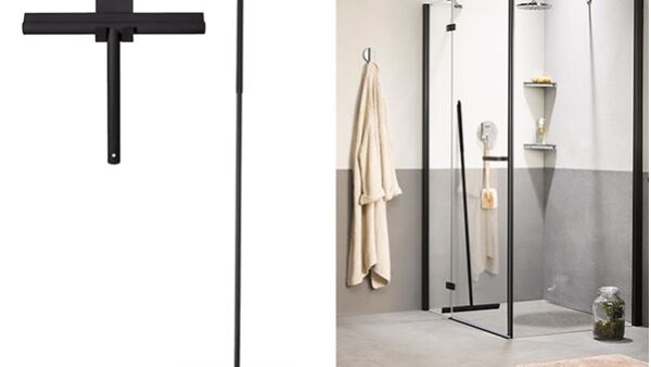 Stijlvol streeploos met de zwarte raam- en vloerwisser van Sealskin