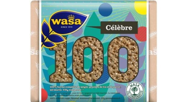 Wasa bestaat 100 jaar en viert dit met een nieuw knäckebröd!