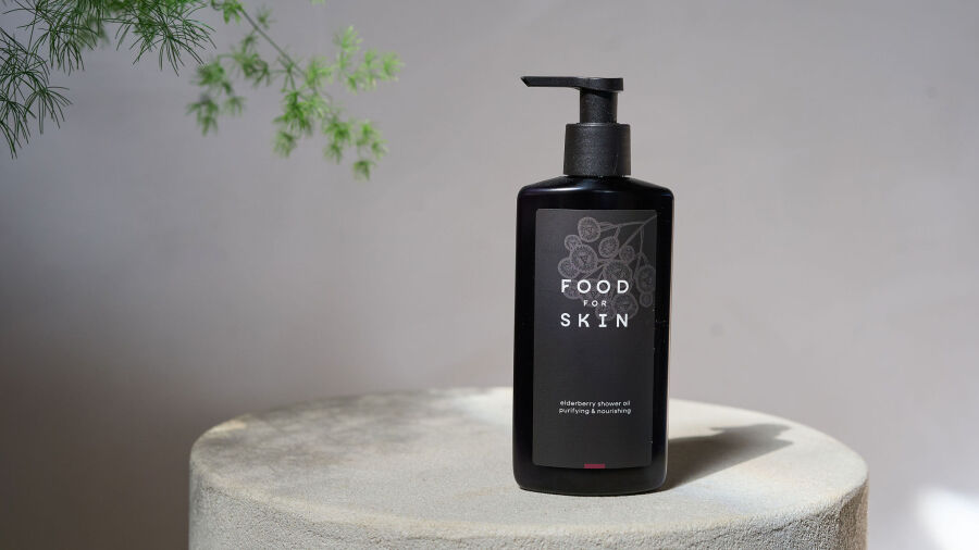 Food for Skin lanceert showeroil gemaakt van koffieprut