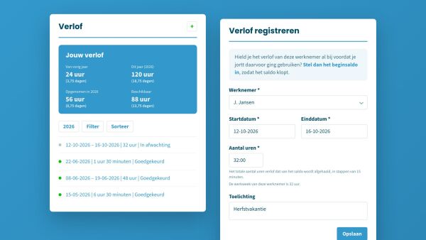 Hoeveel vakantie-uren heb ik nog? Je werknemer ziet het nu zelf
