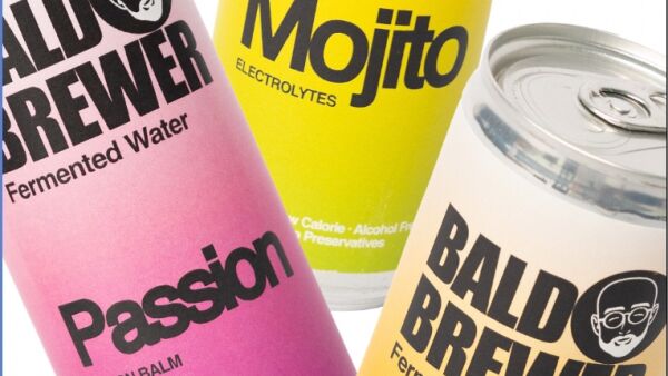 Bald brewer lanceert gefermenteerd water in cocktailsmaken