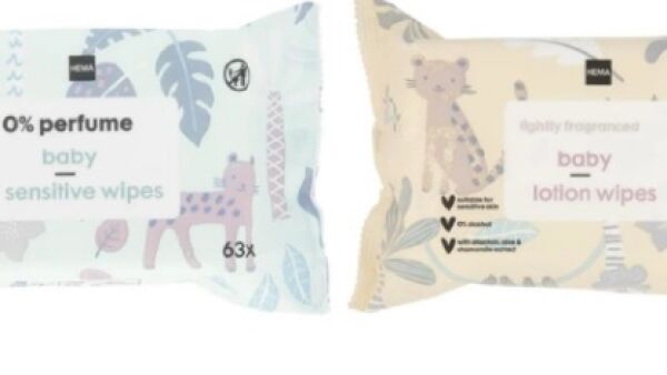 Productwaarschuwing HEMA Babydoekjes sensitive & baby lotiondoekjes