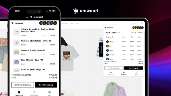 Nieuw in e-commerce: Crewcart maakt samen shoppen online mogelijk