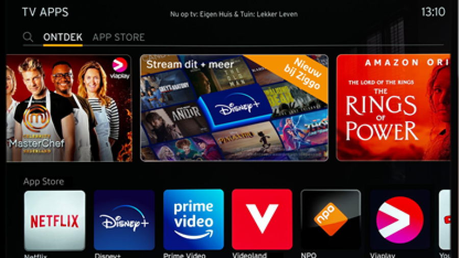 Disney+ voortaan beschikbaar via Ziggo