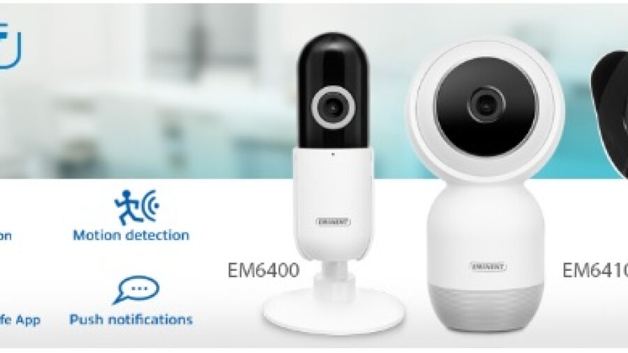 Eminent introduceert een nieuwe lijn Wi-Fi IP camera’s!