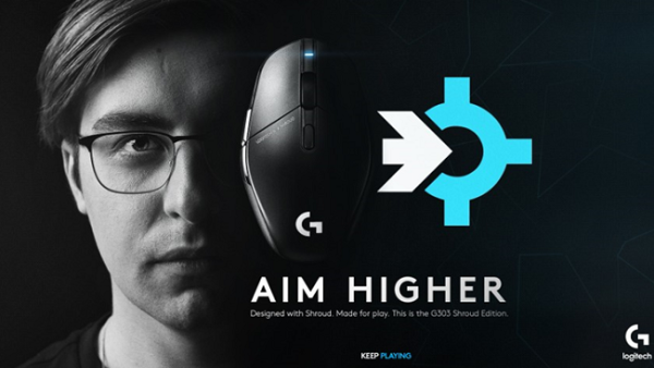 Logitech G en shroud introduceren de Logitech G303 Shroud Edition Wireless Gaming Mouse