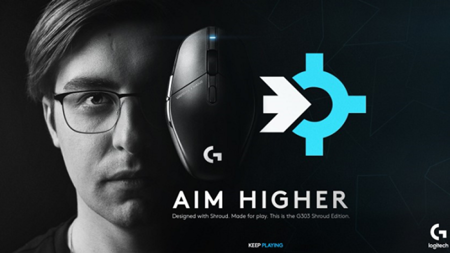 Logitech G en shroud introduceren de Logitech G303 Shroud Edition Wireless Gaming Mouse