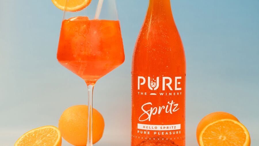 PURE The Winery lanceert wereldprimeur: eerste suikervrije orange spritz