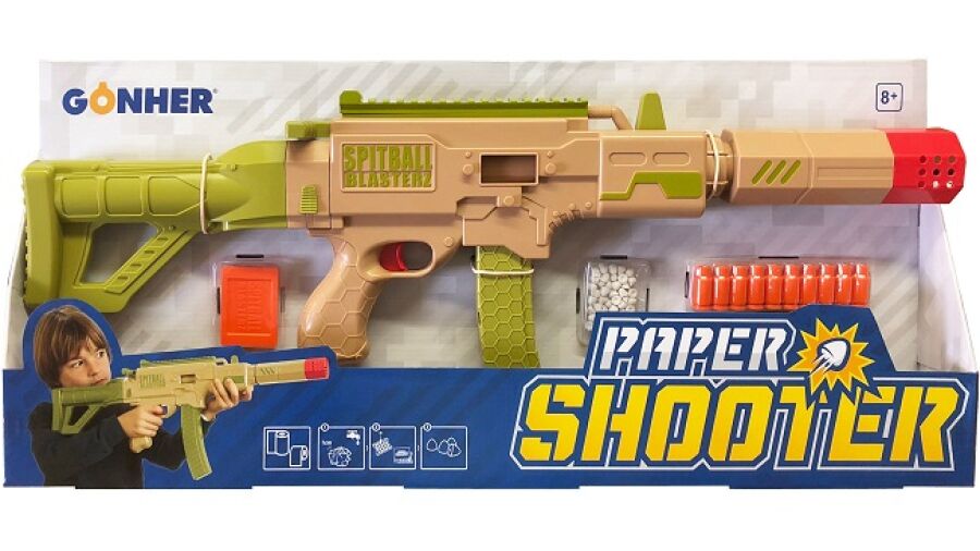 Papierpropjes schieten was nog nooit zo cool!  