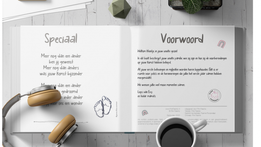 Babyboek voor unieke gezinnen