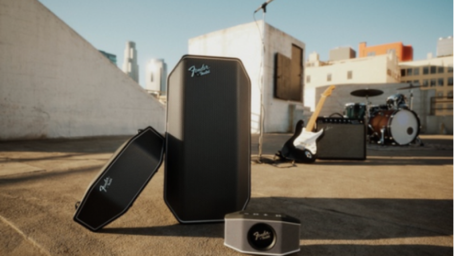 Hoogwaardige bluetooth speakers van Teufel met de klassieke Fender look