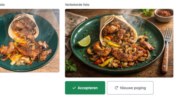 Recept.nl introduceert AI-tools voor food creators