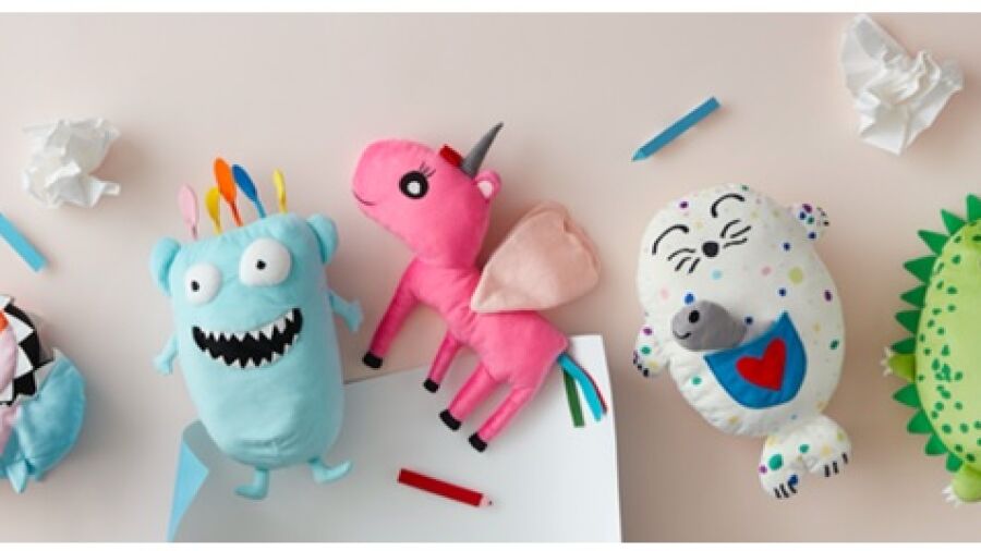 Kinderen ontwerpen IKEA knuffelcollectie