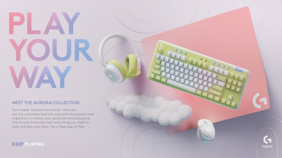 Logitech G luidt nieuw tijdperk van gamen in met de Aurora-collectie