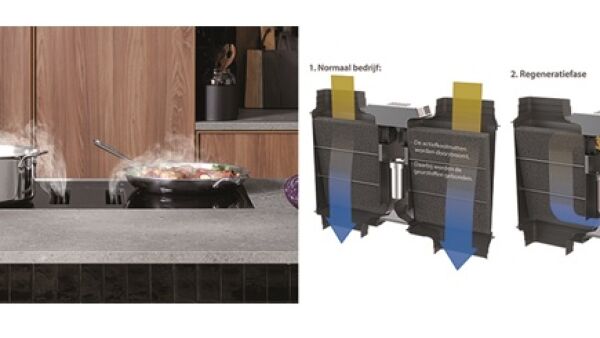 Nieuw van berbel – Kookveldafzuiging Downline Infinity ook leverbaar met onderhoudsvrije permalyt-filter