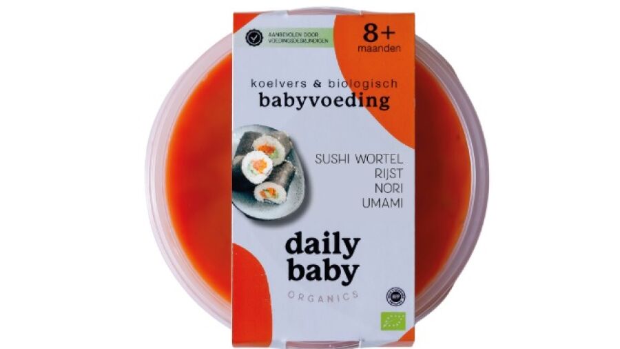 Baby eet sushi!