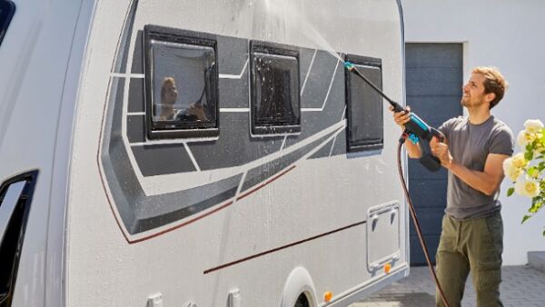 Snel schoon met mobiele drukreiniger
