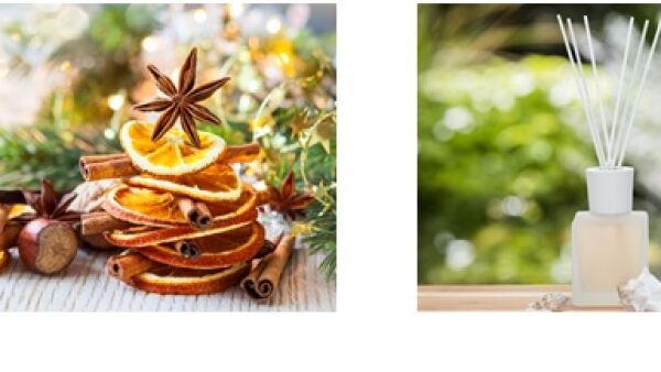 Kerst in huis met de geur van sinaasappel & kaneel