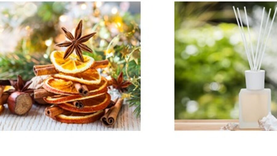 Kerst in huis met de geur van sinaasappel & kaneel