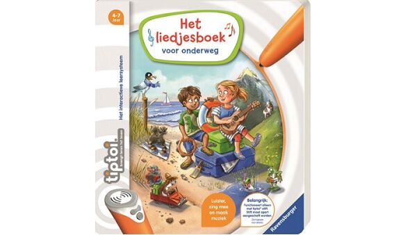 Meezingen met het nieuwe tiptoi liedjesboek voor onderweg