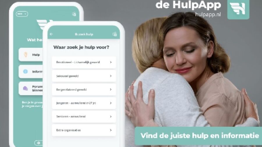 HulpApp biedt betrokkenen bij huiselijk geweld de juiste hulp en ondersteuning aan