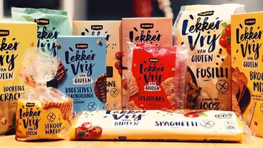 Jumbo introduceert nieuwe lijn ‘Lekker Vrij van Gluten’