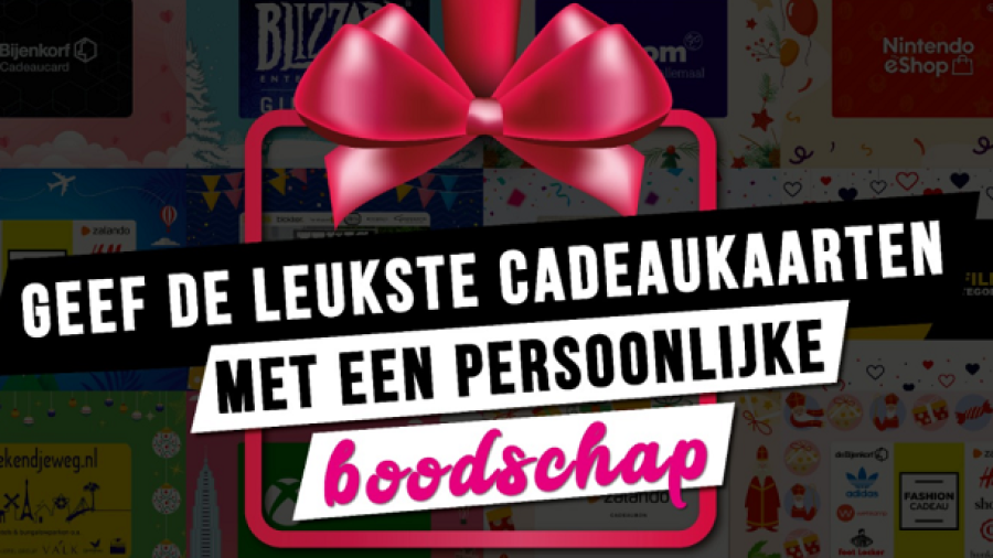 KaartDirect.nl introduceert tegoedkaart als gepersonaliseerd digitaal cadeau