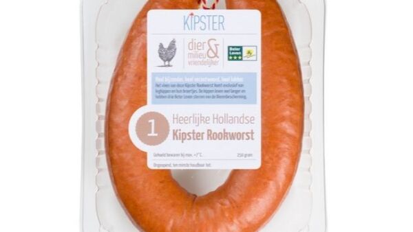 Rookworst legkippen Kipster bij Lidl